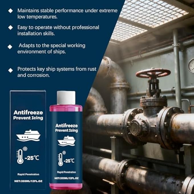 ANTIFREEZE COOLANT,HIGH PERFORMANCE FLUID | 355ML WINTER AUTO CLEANING COOLANT - FOR TRUCK AUTO SCOOTER VEHICLE MOTORCYCLE SEDAN PICKUP SUV WINTER SUMMER - Image 5